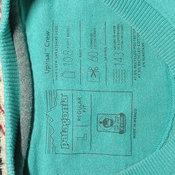 Patagonia Fits Roy Horizons Uprisal Crew - Picture 3 of 9